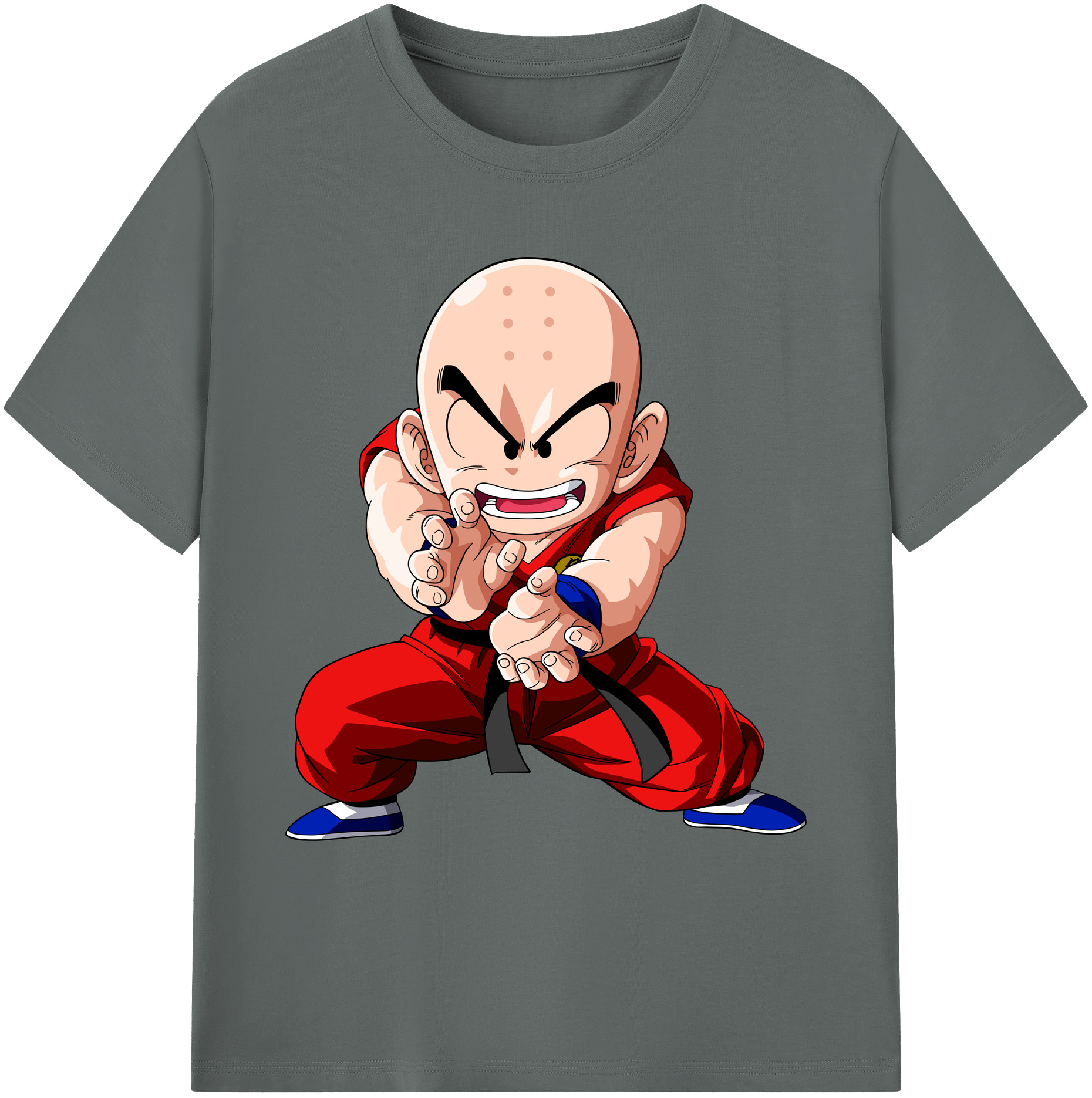 ドラゴンボール クリリン DRAGON BALL krillin 綿100％ メンズ半袖Tシャツ｜肌触りやわらか＆通気性